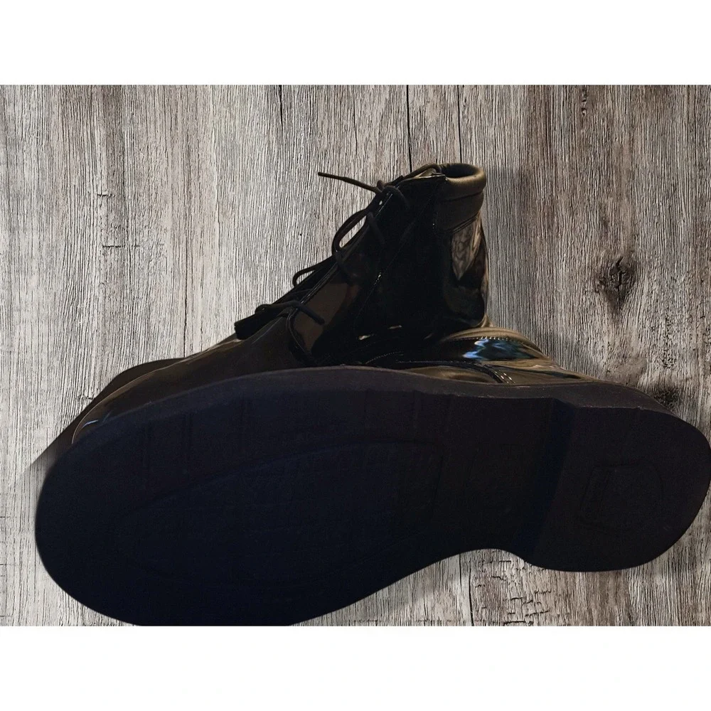 Rocky Dress Patent Leather High Gloss Chukka boots mens size 12M NIB